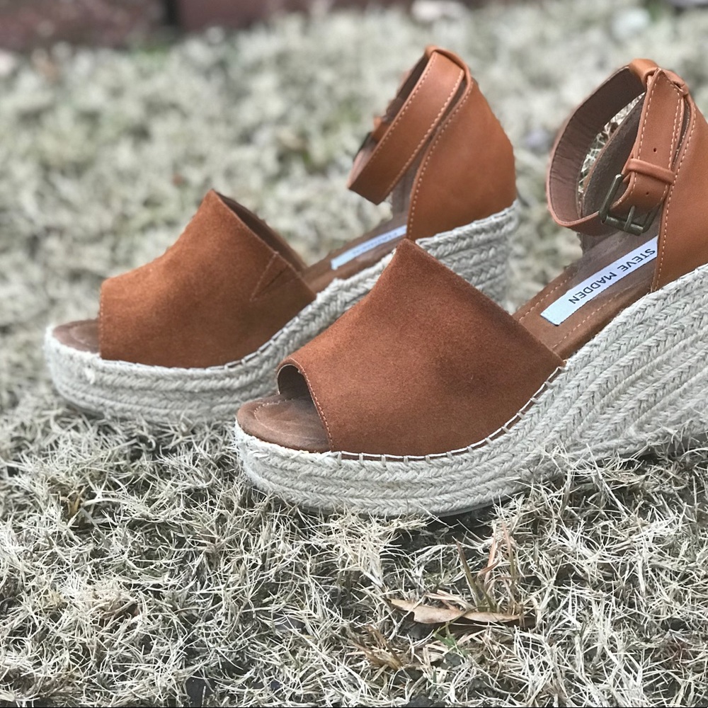 Steven Madden espadrille sandal wedges